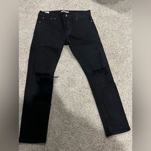 Pacsun ripped jeans black
